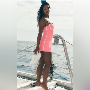 Alo Yoga Neon Bubblegum Dress